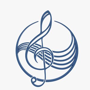 Logo of a treble clef