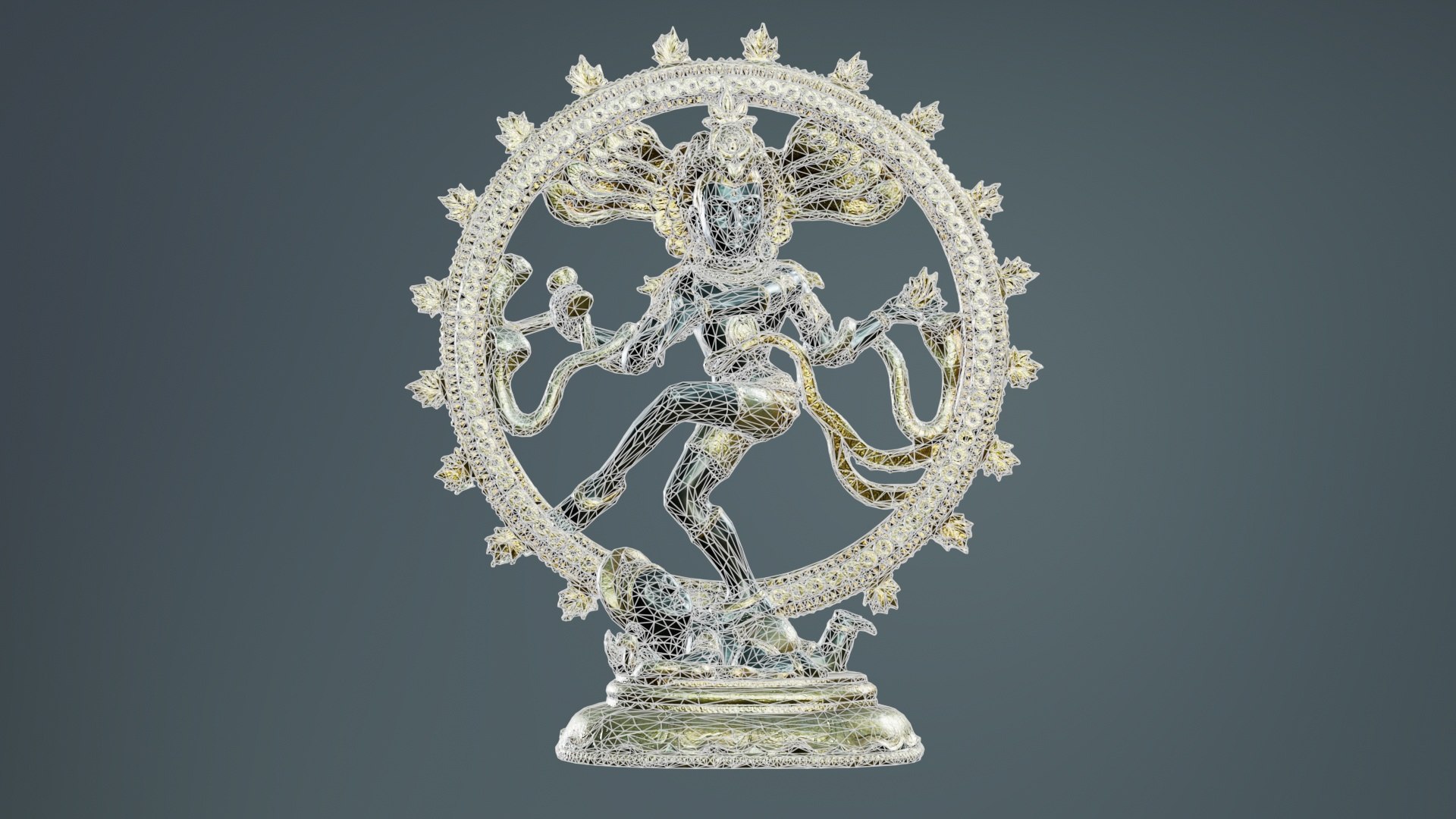 Nataraj Statue Remastered 3D - TurboSquid 2363528