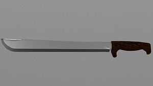 machete 3d model