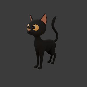 3D Cat cartoon