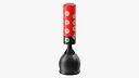 Free Standing Punch Bag Red