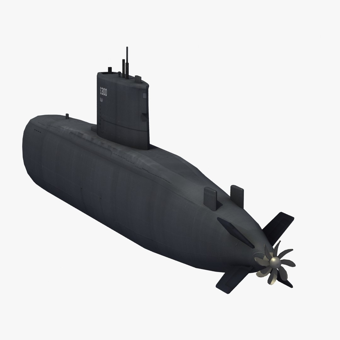 3d Model Ula Class Attack Submarine