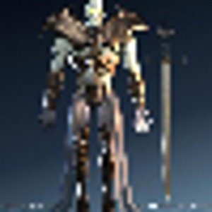 fantasy character mage warrior 3d model