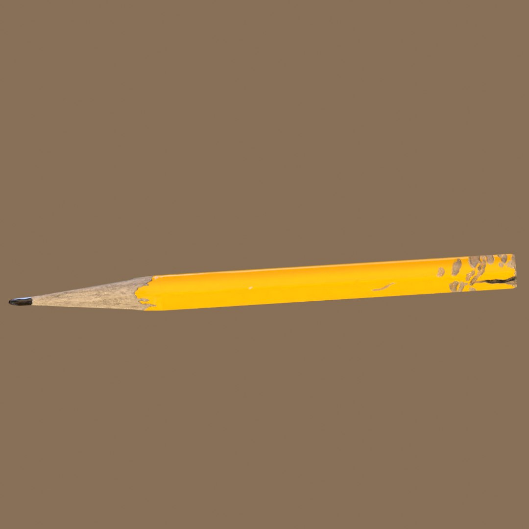nibbled yellow pensil model https://p.turbosquid.com/ts-thumb/UW/s6zV2T/2aX6Pg2r/pensil_2/png/1585739961/1920x1080/fit_q87/fd0b1a58f78bcae6c81a9dfb98af264f1b389b79/pensil_2.jpg