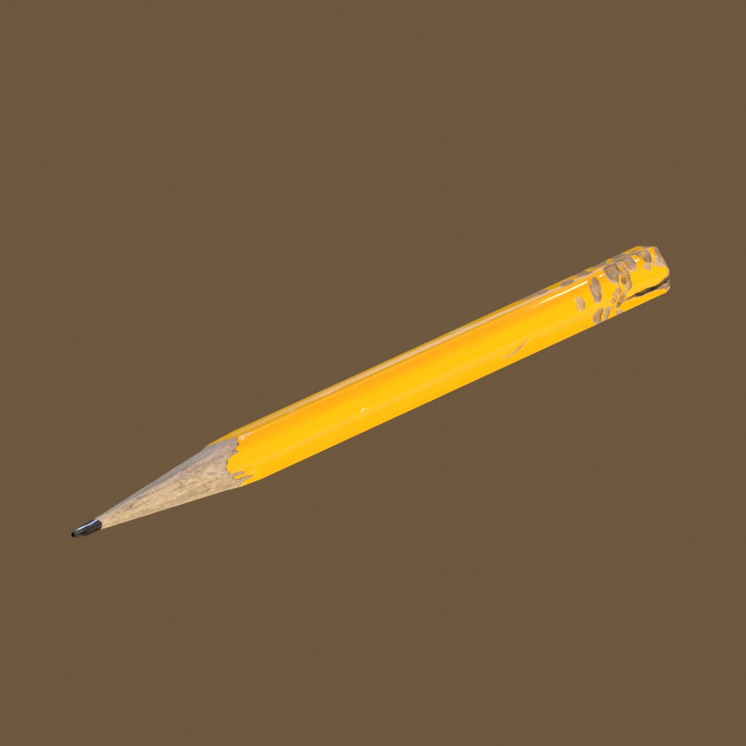 nibbled yellow pensil model https://p.turbosquid.com/ts-thumb/UW/s6zV2T/deVDIInf/pensil_1/png/1585739925/1920x1080/fit_q87/d49efdabe0251a624a0e0a6bdb786a593ef1d669/pensil_1.jpg