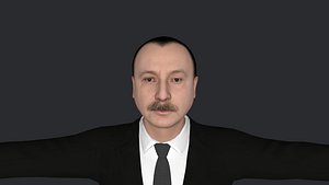 3D model IIham Aliyev Hyper Realistic Full Body Fully Rigged 3D Character