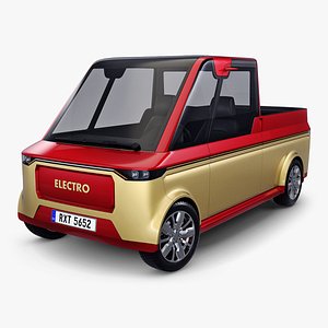 Generic Compact City Pick-Up M 1 3D