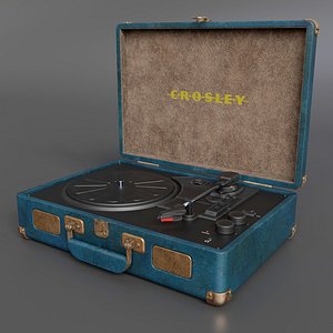3D Crosley Gramophone model