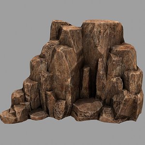 rock 1 3d obj