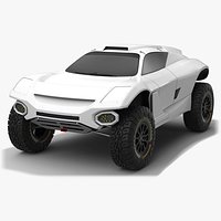 Extreme E ODYSSEY 21 E-SUV Season 2021 White Mockup