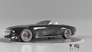 MercedesMaybachVision6 -Rigged- Render Ready-unreal-vray-redshift 3D model