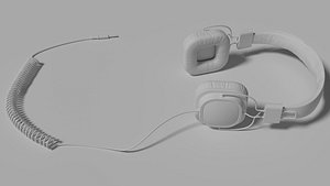 3d model of headphones