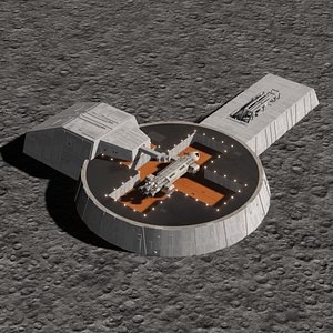 Launch Pad Space 1999 3D model