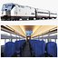 Detailed Full Train Car With Interior