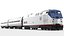 Detailed Full Train Car With Interior