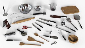 kitchen utensils knife obj