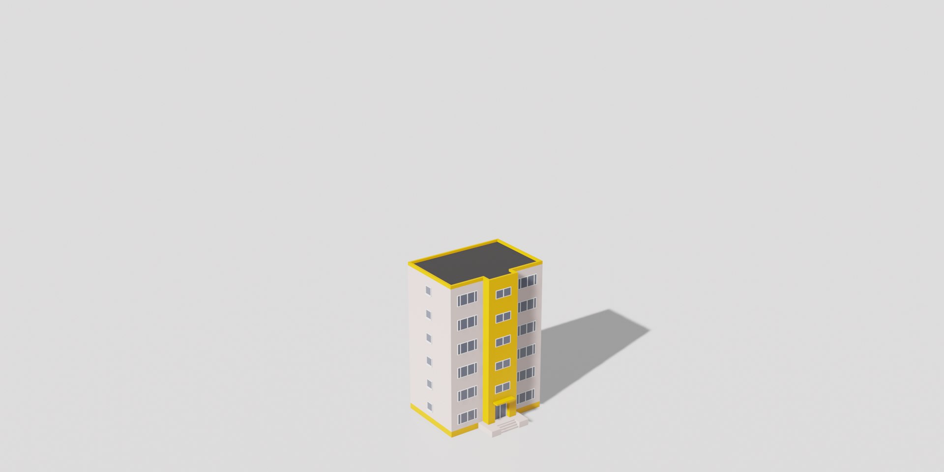 Building set 1Low Poly Building Pack Low-poly 3D model - TurboSquid 2059990