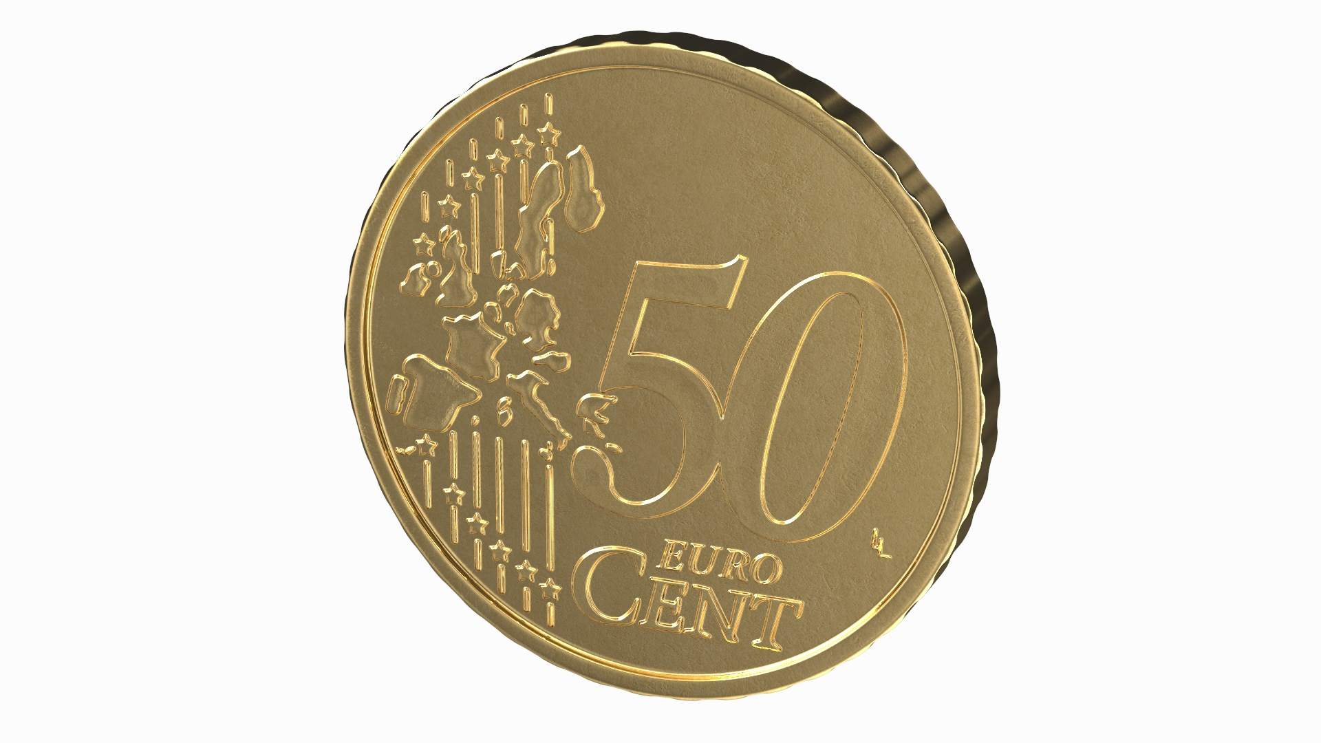 3D Germany 50 Cent Model - TurboSquid 2121386