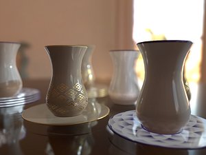 turkish tea cup model