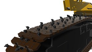 3D vermeer T755III Pipeline Trencher model