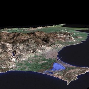 3dsmax cyprus landscape island