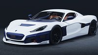 2022 Rimac Nevera 3D Model  The Electric Hypercar