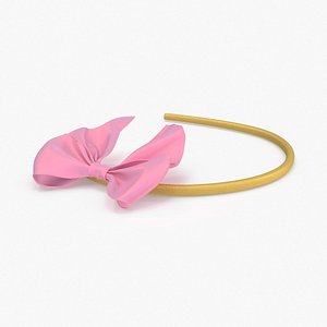 bow headband 03 pink max