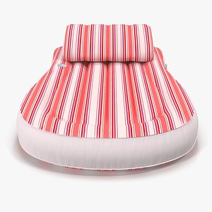 inflatable air mattress 4 3d model