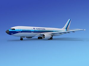 3d model airline airbus a300