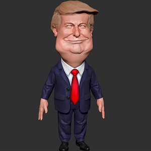 Donald Trump Cartoon figure