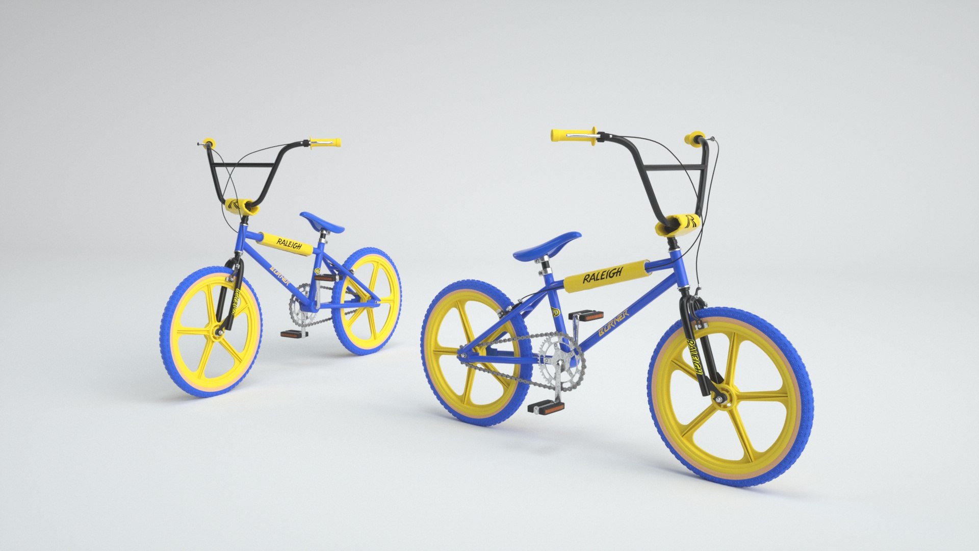 3D Retro 1980s Raleigh Burner - TurboSquid 1443947