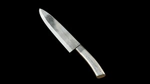 3D Kitchen Knife Model