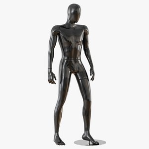 3D faceless male mannequin