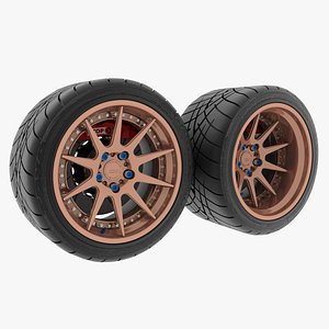 3d model car 10ts tire