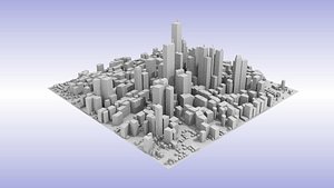 cityscape streets 3D model