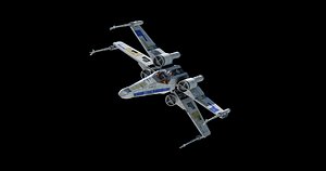 3D x-wing wing