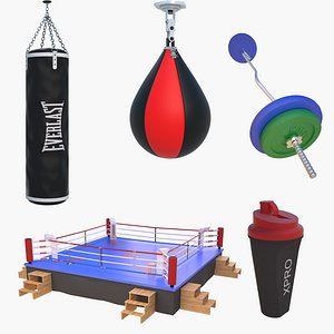 boxing ring barbell sport model