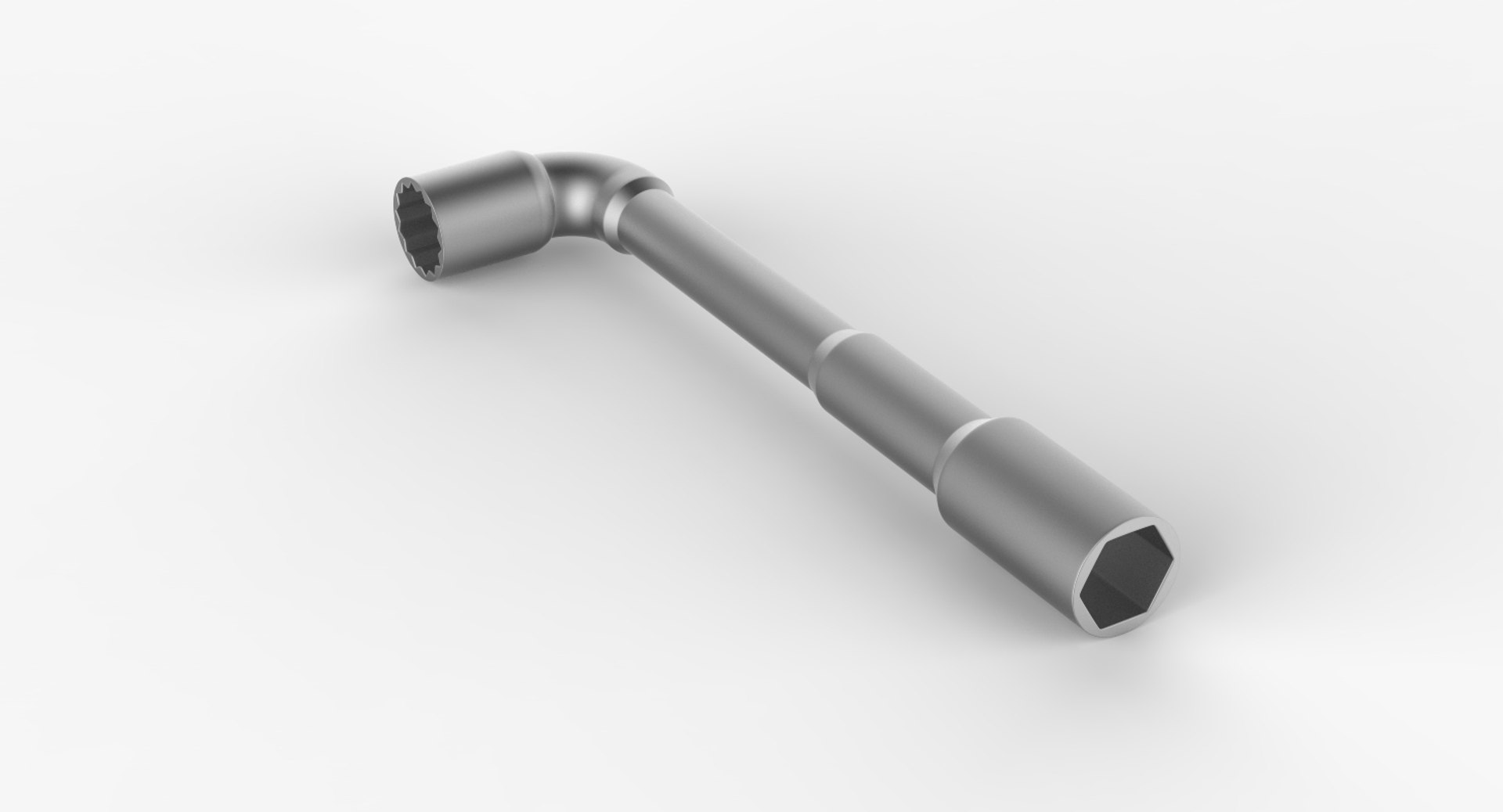 3d Angle Socket Wrench Model