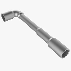 3d angle socket wrench model