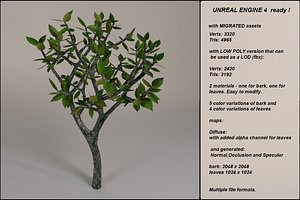 3d fantasy tree 12 model