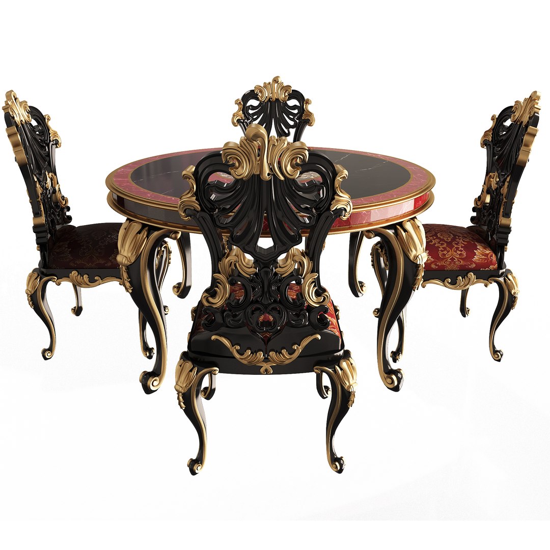 3D Classic Furniture Collection model https://p.turbosquid.com/ts-thumb/UY/4x5zOI/YB/classicrounddinningtableandchairs2/jpg/1647184349/1920x1080/fit_q87/453ab77b4d2a6b73f7268b21fd84dd3e533a854f/classicrounddinningtableandchairs2.jpg