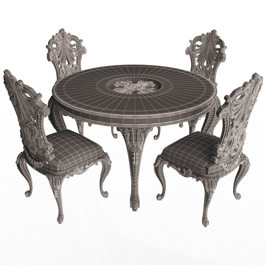 3D Classic Furniture Collection model https://p.turbosquid.com/ts-thumb/UY/4x5zOI/x2/wireframelowclassicrounddinningtableandchairs1/jpg/1647184386/1920x1080/fit_q87/30dcd7af7ab5fdf06a500d4c4b25764df3bdfc71/wireframelowclassicrounddinningtableandchairs1.jpg
