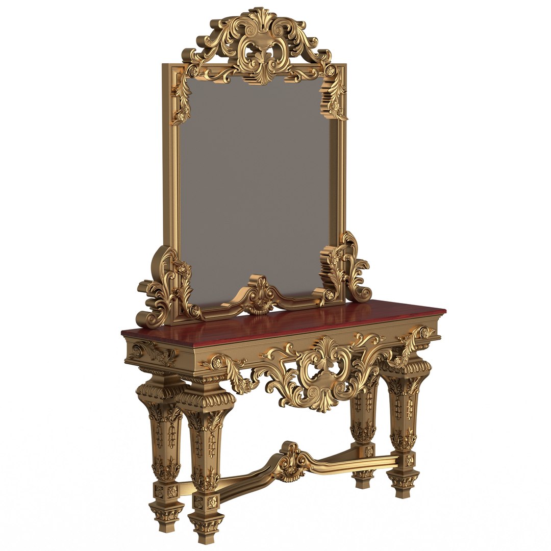 3D Classic Furniture Collection model https://p.turbosquid.com/ts-thumb/UY/4x5zOI/zc/consolewithmirror1/jpg/1647184328/1920x1080/fit_q87/6d4c2030617bc8d2c3a93c822a75d7776fb5180c/consolewithmirror1.jpg