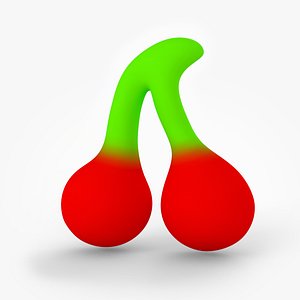 3D model Cherry gummy