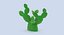 Wüstenpflanze Sonstige Cactus 01 Low Poly