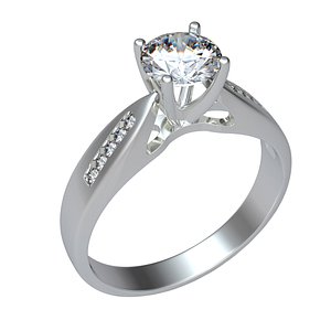 3d engagement ring