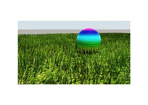 Rainbow golf ball