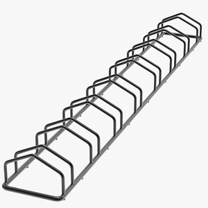 Bicycle Parking Rack 3D model