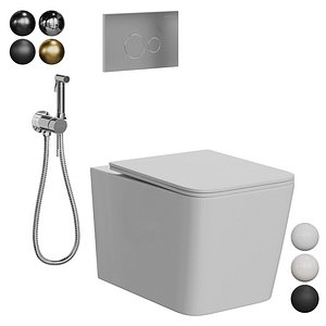 3D Boheme Zen hanging toilet