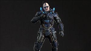 Cyborg Cop 3D model